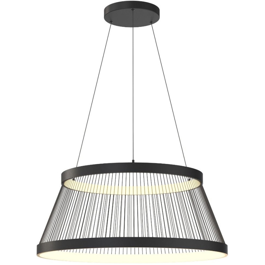 Zuma Line - LED Reguliuojamas pakabinamas sietynas LED/53W/230V 2700-6000K juoda + nuotolinio valdymo pultas