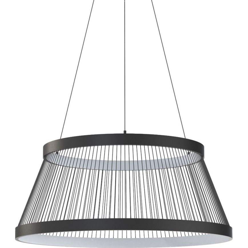 Zuma Line - LED Reguliuojamas pakabinamas sietynas LED/53W/230V 2700-6000K juoda + nuotolinio valdymo pultas