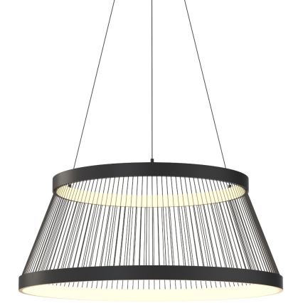 Zuma Line - LED Reguliuojamas pakabinamas sietynas LED/53W/230V 2700-6000K juoda + nuotolinio valdymo pultas