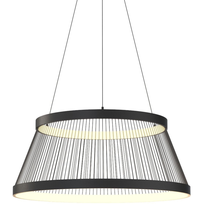 Zuma Line - LED Reguliuojamas pakabinamas sietynas LED/53W/230V 2700-6000K juoda + nuotolinio valdymo pultas