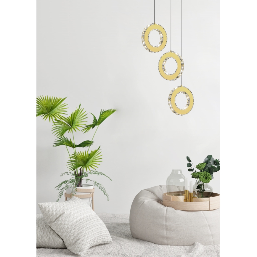 Zuma Line - LED dimeriuojamas pakabinamas šviestuvas ant laido LED/10W/230V auksinė