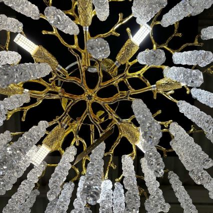 Zuma Line - Pakabinamas sietynas 8xG9/3,5W/230V auksas