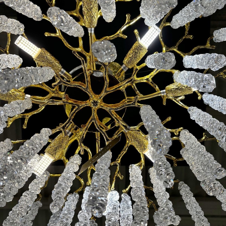 Zuma Line - Pakabinamas sietynas 8xG9/3,5W/230V auksas