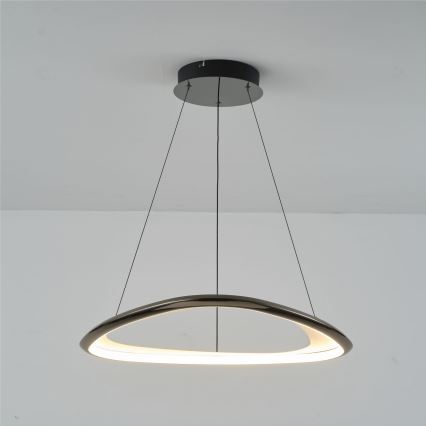 Zuma Line - LED Reguliuojamas pakabinamas sietynas LED/34W/230V 3000K juoda blizgus chromas
