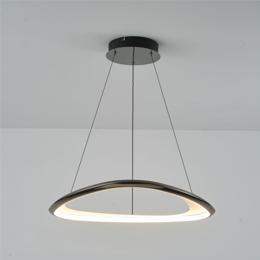 Zuma Line - LED Reguliuojamas pakabinamas sietynas LED/34W/230V 3000K juoda blizgus chromas