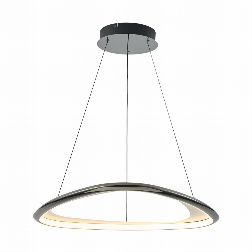 Zuma Line - LED Reguliuojamas pakabinamas sietynas LED/34W/230V 3000K juoda blizgus chromas