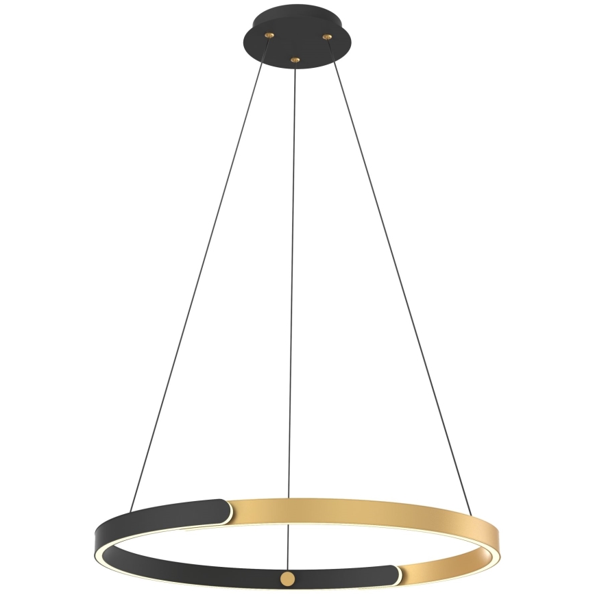 Zuma Line - LED Reguliuojamas pakabinamas sietynas LED/30W/230V juoda/auksas