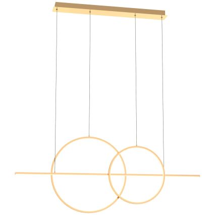 Zuma Line - LED Reguliuojamas pakabinamas sietynas LED/34W/230V auksas