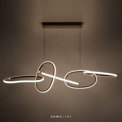 Zuma Line - LED Pritemdomas pakabinamas sietynas LED/56W/230V auksas