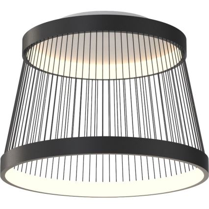 Zuma Line - LED Pritemdomas lubinis šviestuvas LED/32W/230V 2700-6000K juoda + nuotolinio valdymo pultas