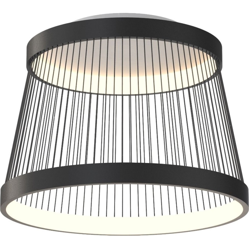 Zuma Line - LED Pritemdomas lubinis šviestuvas LED/32W/230V 2700-6000K juoda + nuotolinio valdymo pultas