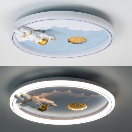 Zuma Line - LED Pritemdomas vaikiškas lubų šviestuvas LED/42W/230V 3000/5700K astronautas