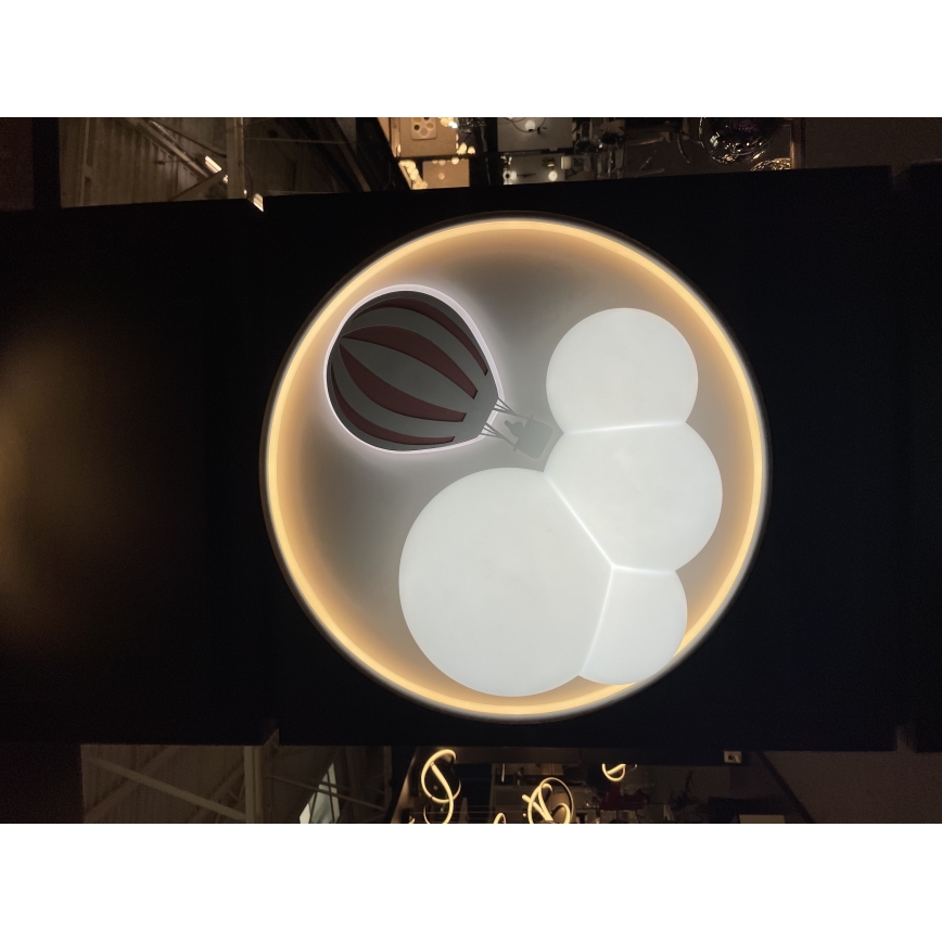 Zuma Line - LED Pritemdomas vaikiškas lubų šviestuvas LED/42W/230V 3000/5700K rausvas