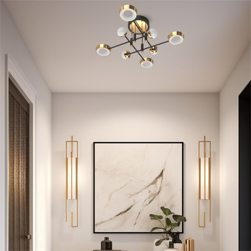Zuma Line - LED dimeriuojama prigludusi liustra LED/60W/230V auksinė/juoda