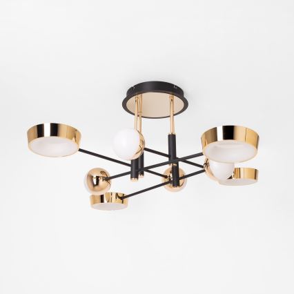 Zuma Line - LED dimeriuojama prigludusi liustra LED/60W/230V auksinė/juoda