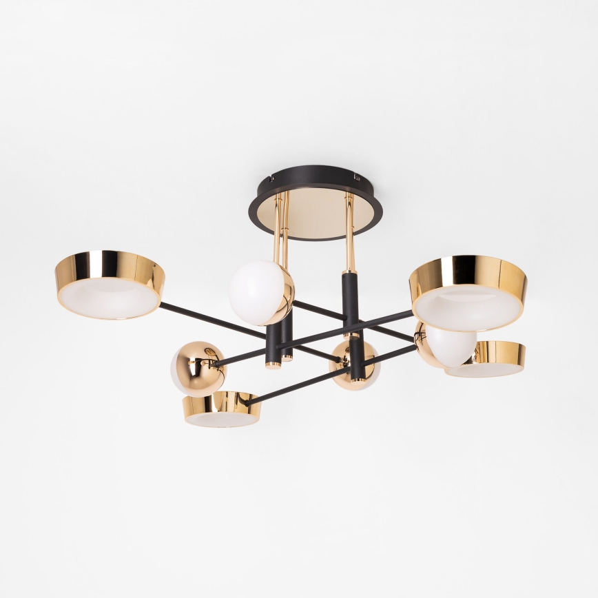 Zuma Line - LED dimeriuojama prigludusi liustra LED/60W/230V auksinė/juoda