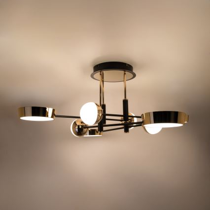 Zuma Line - LED dimeriuojama prigludusi liustra LED/60W/230V auksinė/juoda