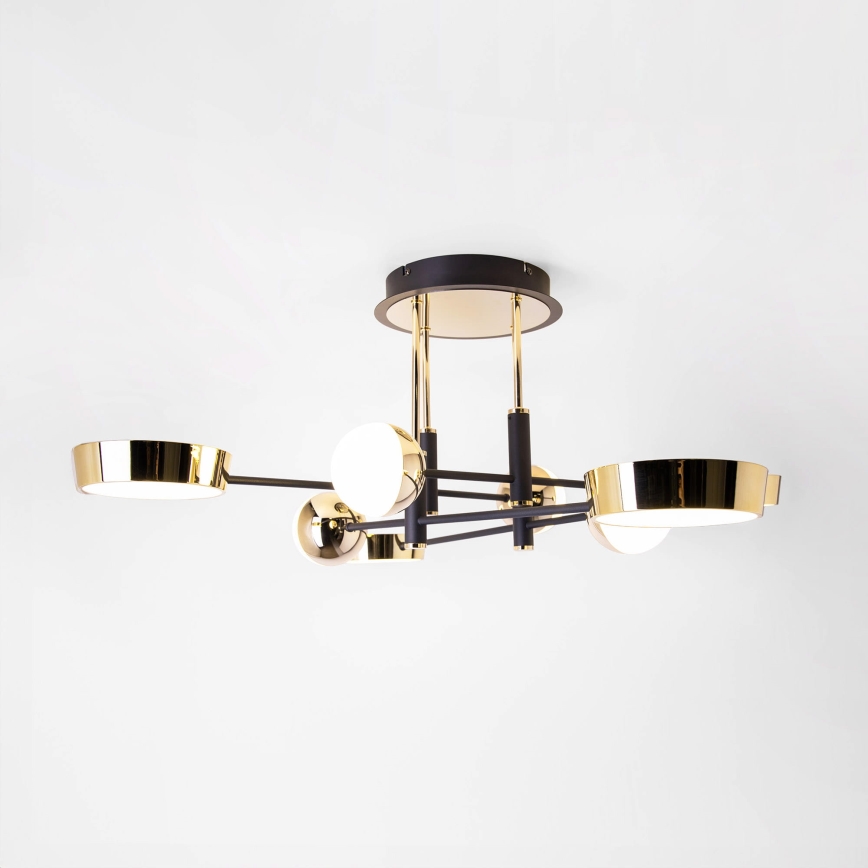 Zuma Line - LED dimeriuojama prigludusi liustra LED/60W/230V auksinė/juoda
