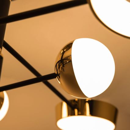 Zuma Line - LED dimeriuojama prigludusi liustra LED/60W/230V auksinė/juoda