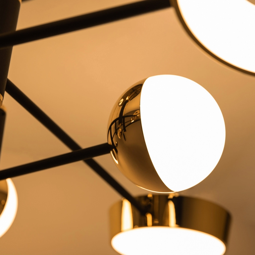 Zuma Line - LED dimeriuojama prigludusi liustra LED/60W/230V auksinė/juoda