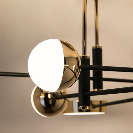 Zuma Line - LED dimeriuojama prigludusi liustra LED/60W/230V auksinė/juoda