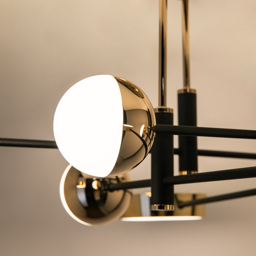 Zuma Line - LED dimeriuojama prigludusi liustra LED/60W/230V auksinė/juoda