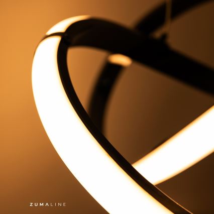 Zuma Line - LED Pritemdomas tvirtinamas sietynas LED/44W/230V juoda/auksas