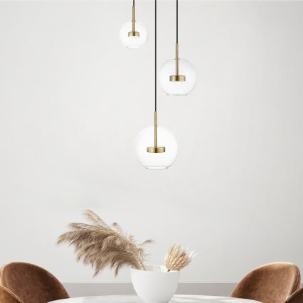 Zuma Line - LED Pakabinamas sietynas 3xLED/5W/230V auksas