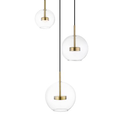 Zuma Line - LED Pakabinamas sietynas 3xLED/5W/230V auksas