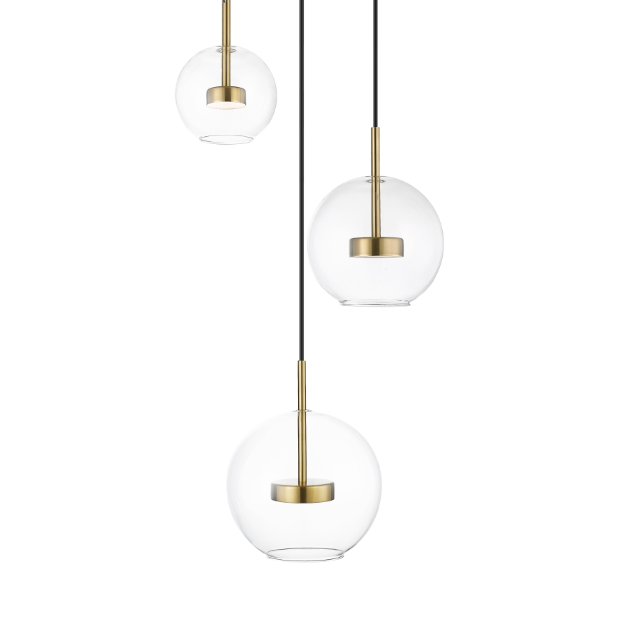 Zuma Line - LED Pakabinamas sietynas 3xLED/5W/230V auksas