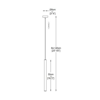 Zuma Line - LED Pakabinamas sietynas LED/5W/230V auksas