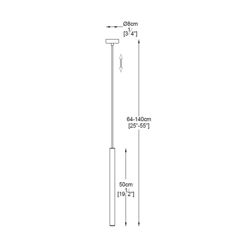 Zuma Line - LED Pakabinamas sietynas LED/5W/230V auksas