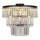 Zuma Line P17127-4-BK - Tvirtinamas sietynas TIFANNY 4xE14/40W/230V juoda