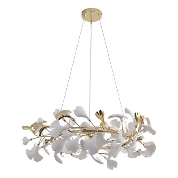 Zuma Line - Pakabinama liustra ant laido 6xG9/42W/230V skersmuo 74 cm auksinė