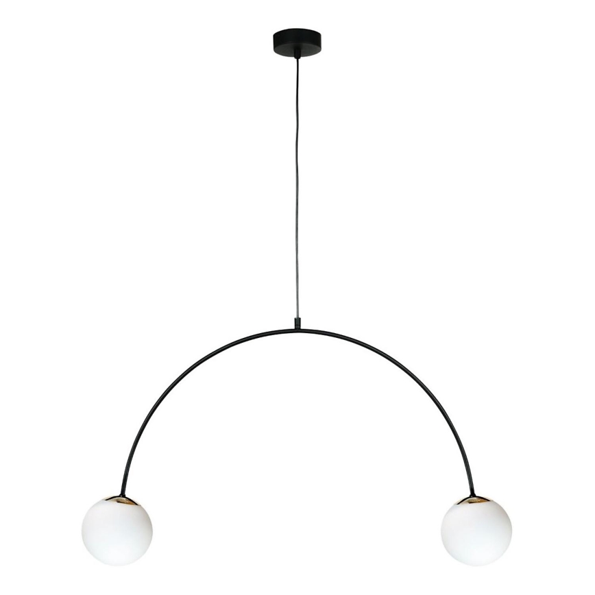 Zuma Line - Pakabinamas šviestuvas ant laido 2xE14/10W/230V juodas