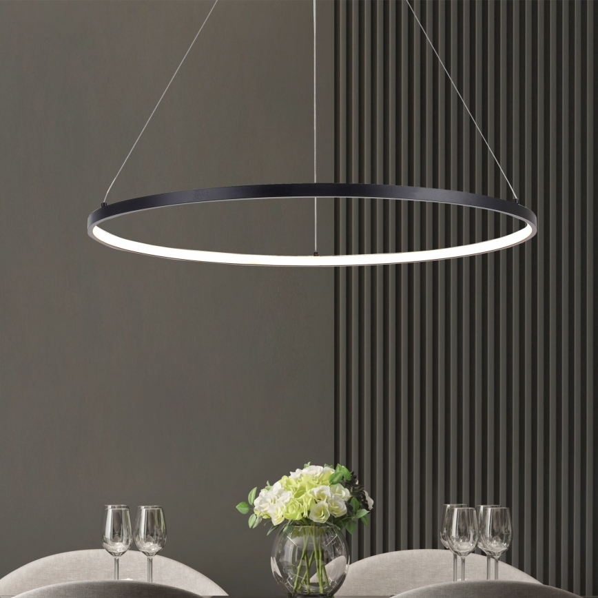 Zuma Line - LED Pakabinamas sietynas LED/40W/230V 3000/4000/6000K diametras 90 cm juoda
