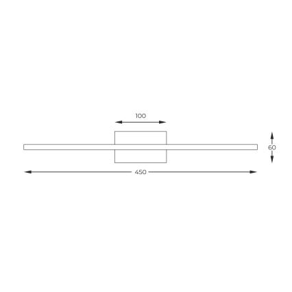 Zuma Line - LED paveiklo šviestuvas LED/10W/230V 45 cm auksas