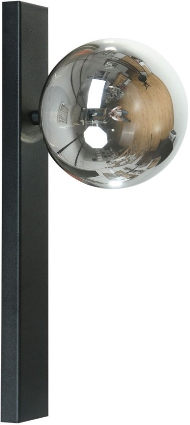 Zuma Line - Sieninis šviestuvas 1xG9/8W/230V juoda/dūminė juoda