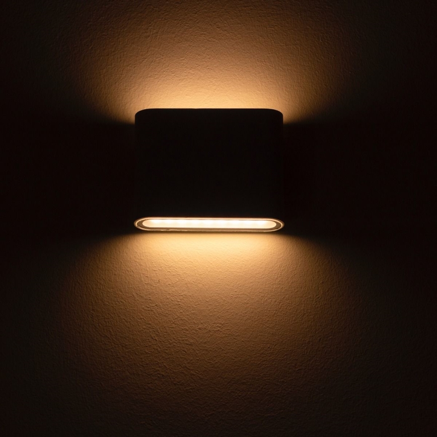 Zuma Line - LED sieninis lauko šviestuvas LED/12W/230V IP65 juoda