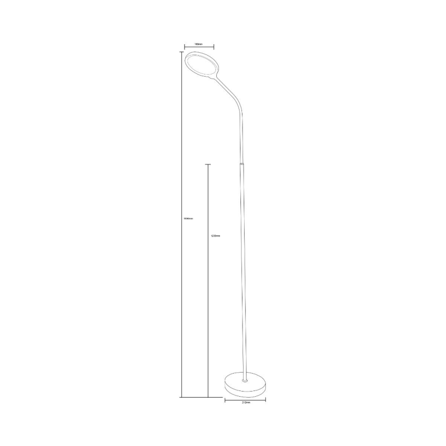 Zuma Line  - LED pritemdomas toršeras LED/10W/230V 3000/4500/6500K balta