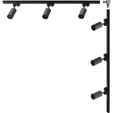 Zuma Line - Taškinis apšvietimas 6xGU10/35W/230V juodas