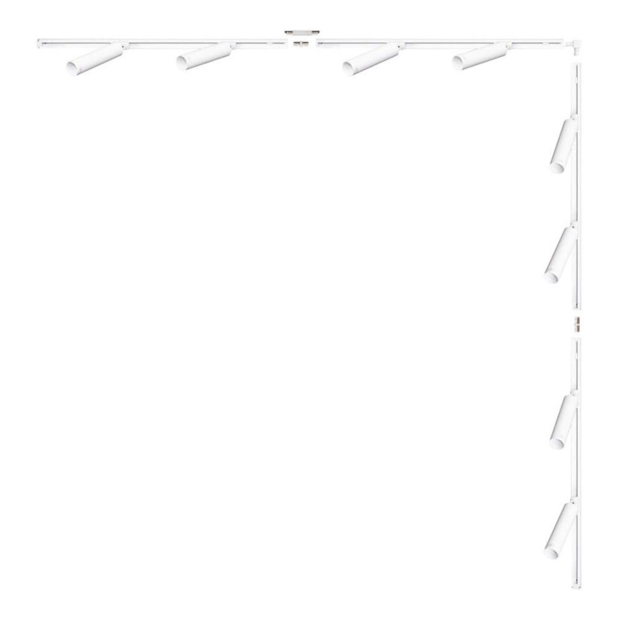 Zuma Line - Taškinis šviestuvas bėgelių sistemoje 8xGU10/35W/230V baltas