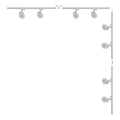 Zuma Line - Taškinis šviestuvas bėginėje sistemoje 8xGU10/15W/230V baltas