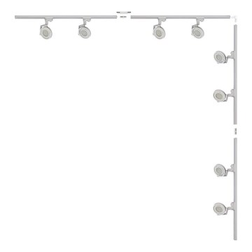 Zuma Line - Taškinis šviestuvas bėginėje sistemoje 8xGU10/15W/230V baltas