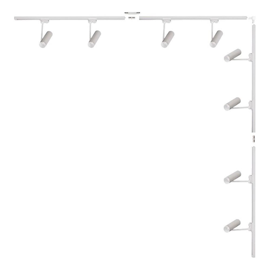 Zuma Line - Taškinis šviestuvas bėginėje sistemoje 8xGU10/35W/230V baltas