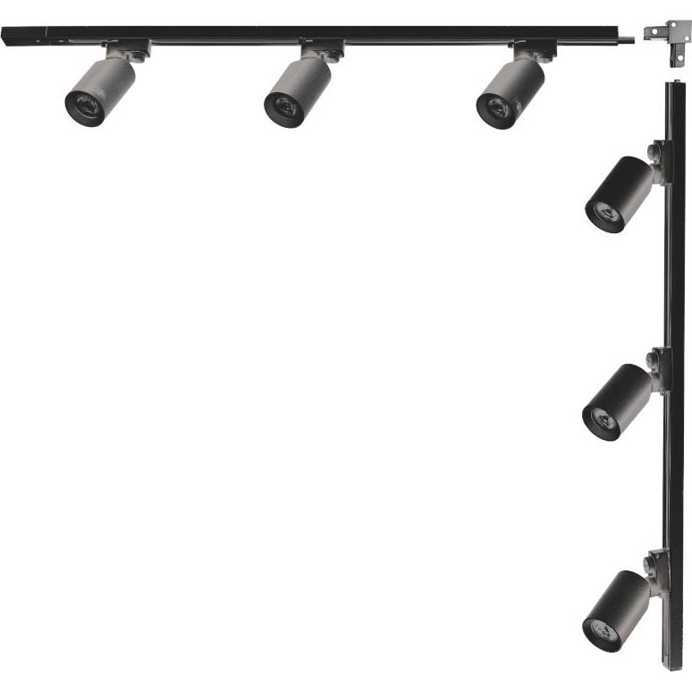 Zuma Line - Taškinis šviestuvas bėgų sistemai 6xGU10/35W/230V juodas