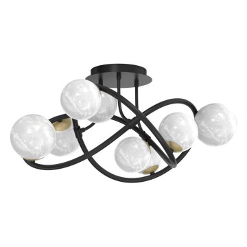 Zuma Line - Tvirtinamas sietynas 8xG9/3,5W/230V juoda
