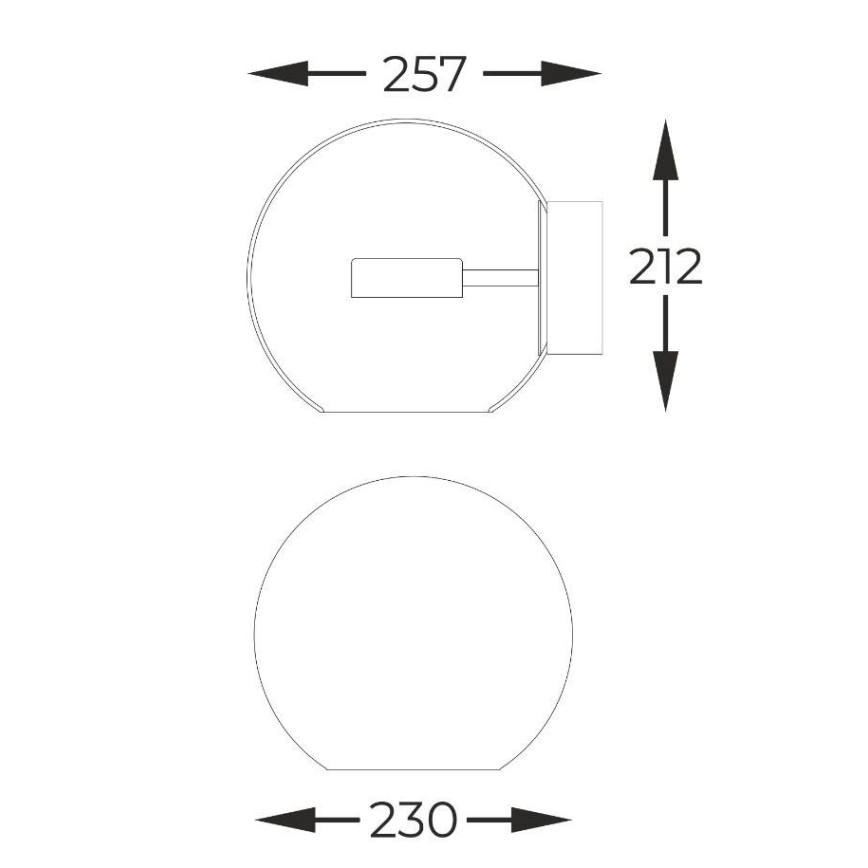 Zuma Line - LED sieninis šviestuvas LED/5W/230V blizgus chromas
