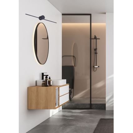 Zuma Line - LED vonios veidrodžio apšvietimas LED/6W/230V 40 cm IP44 juoda