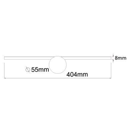 Zuma Line - LED vonios veidrodžio apšvietimas LED/6W/230V 40 cm IP44 blizgus chromas